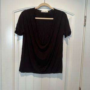 We The Free Low Scoop Neck Tee Large